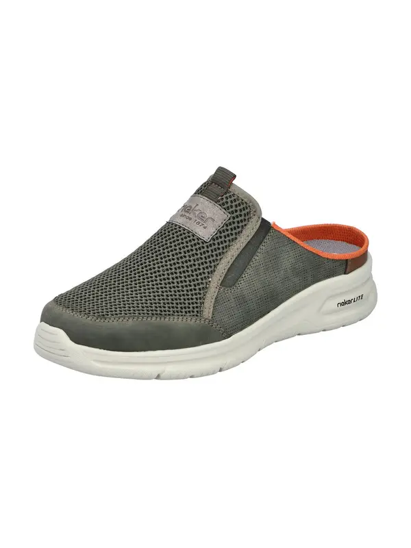 Rieker Rieker Klompe  taupe siva / kaki / narančasta