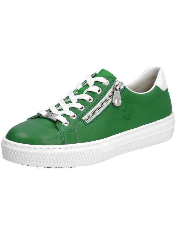 Rieker Rieker Niske tenisice  tamno zelena / bijela