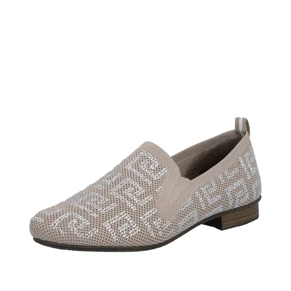 Rieker Rieker Slip On cipele  bež / srebro