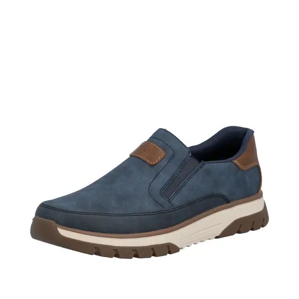 Rieker Rieker Slip On cipele  boja pijeska / morsko plava / konjak
