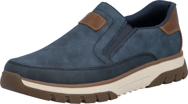 Rieker Rieker Slip On cipele  boja pijeska / morsko plava / konjak