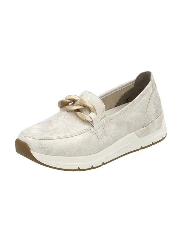 Rieker Rieker Slip On cipele  ecru/prljavo bijela
