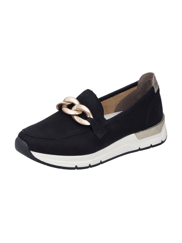 Rieker Rieker Slip On cipele  zlatna / crna