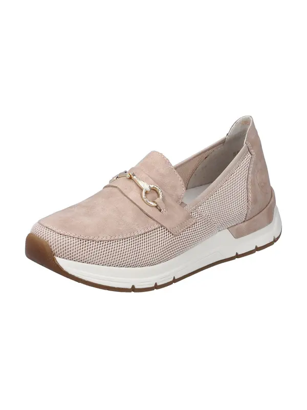 Rieker Rieker Slip On cipele  zlatna / puder roza