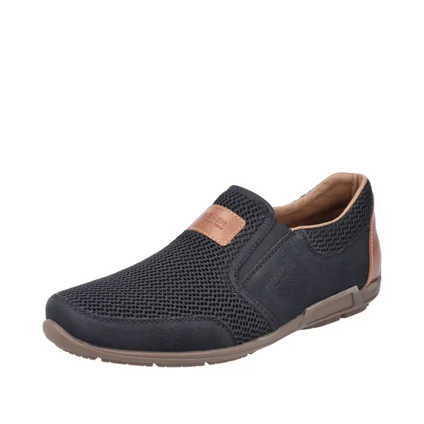 Rieker Rieker Slip On tenisice  svijetlosmeđa / crna