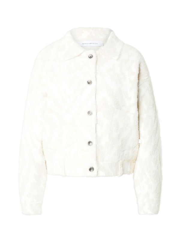 RINO & PELLE RINO & PELLE Prijelazna jakna 'Bubbly'  bež / ecru/prljavo bijela