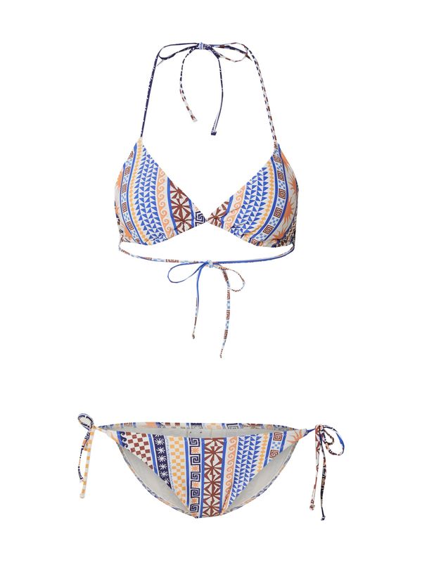 RIP CURL RIP CURL Bikini 'SAN CARLOS'  plava / smeđa / svijetlonarančasta / bijela