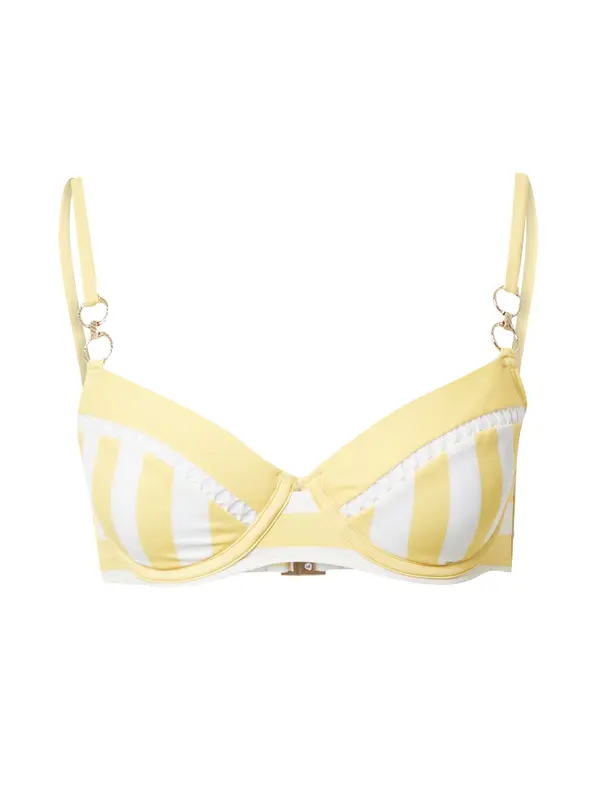 River Island River Island Bikini gornji dio  žuta / zlatna / bijela