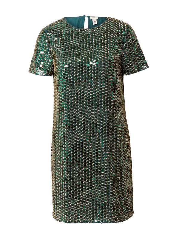 River Island River Island Haljina  zlatna / tamno zelena