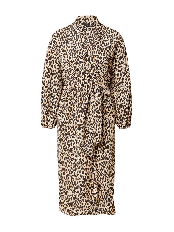 River Island River Island Košulja haljina  bež / smeđa / crna