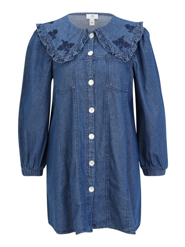 River Island Petite River Island Petite Košulja haljina  mornarsko plava / plavi traper