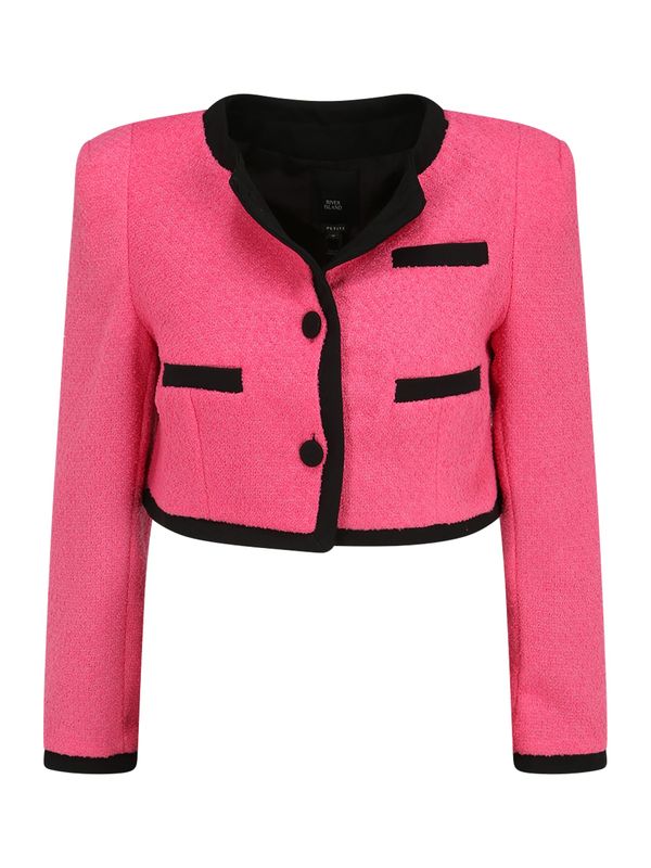 River Island Petite River Island Petite Prijelazna jakna 'TROPHY'  roza / crna