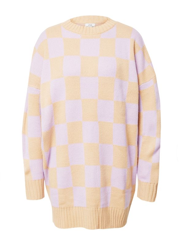 River Island River Island Pletena haljina  ljubičasta / svijetlonarančasta