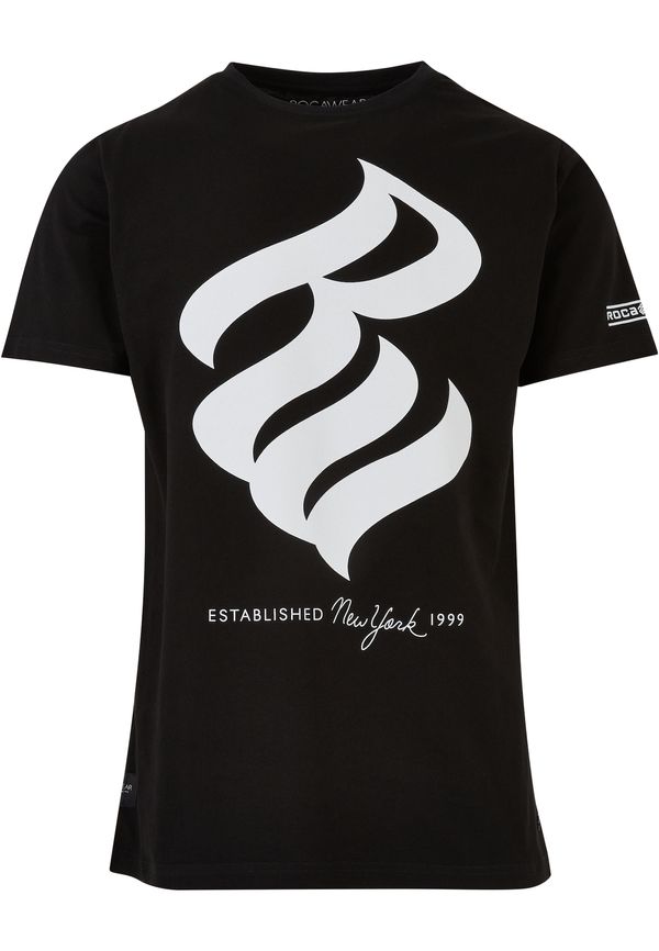 ROCAWEAR ROCAWEAR Majica  crna / bijela