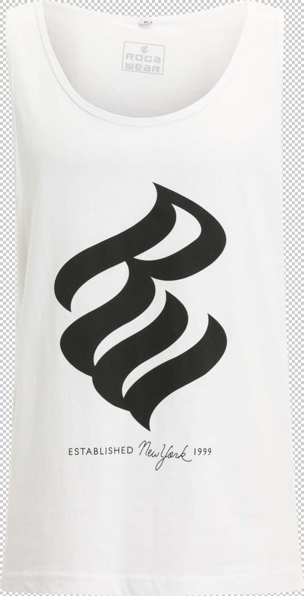 ROCAWEAR ROCAWEAR Majica  crna / bijela