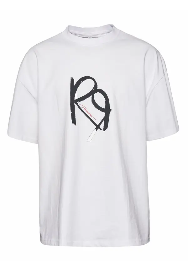 ROCAWEAR ROCAWEAR Majica  crna / bijela