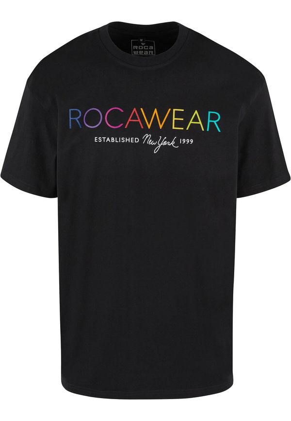 ROCAWEAR ROCAWEAR Majica 'Lamont'  plava / ljubičasta / narančasta / crna