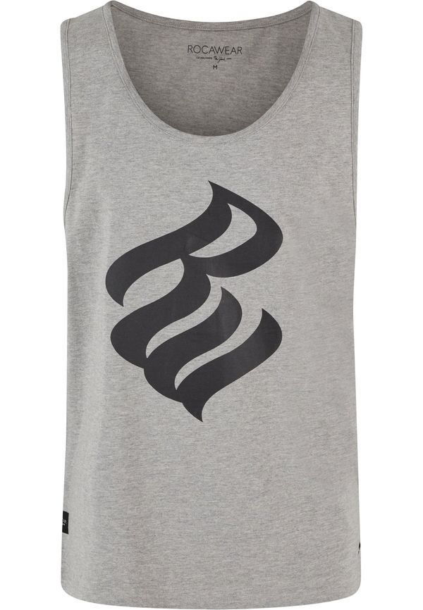ROCAWEAR ROCAWEAR Majica  siva melange / crna