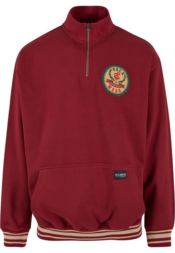 ROCAWEAR ROCAWEAR Sweater majica 'Duke'  žuta / zelena / burgund