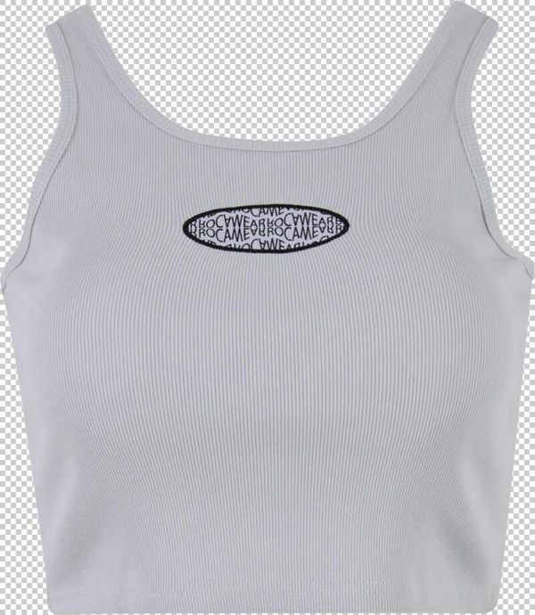 ROCAWEAR ROCAWEAR Top  siva / crna