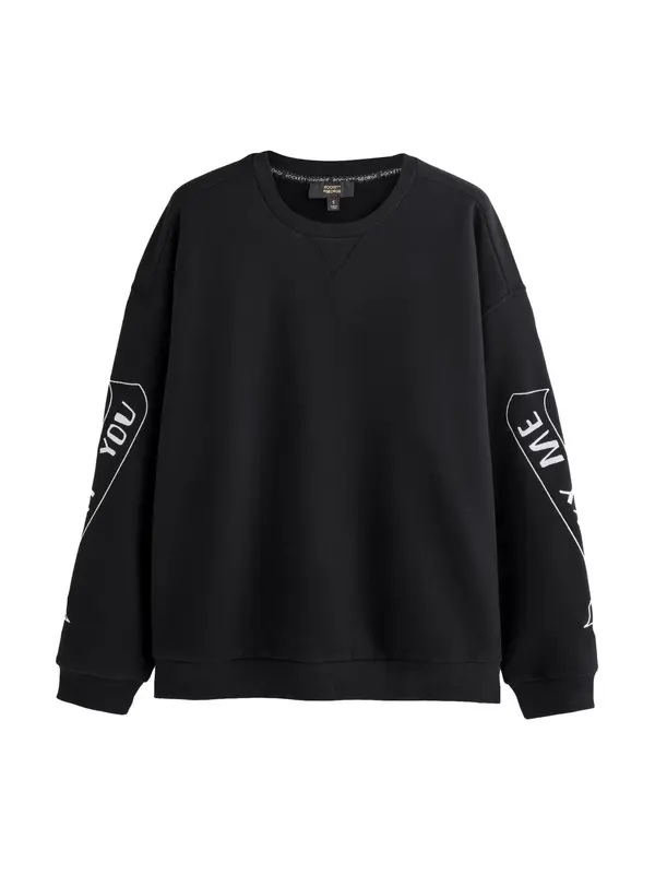 Rockett St George Rockett St George Sweater majica  crna / bijela