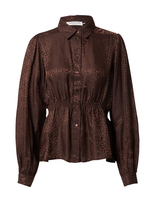 rosemunde rosemunde Bluza  smeđa / crna