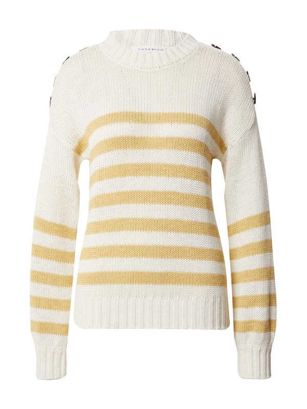 rosemunde rosemunde Pulover  pijesak / bijela