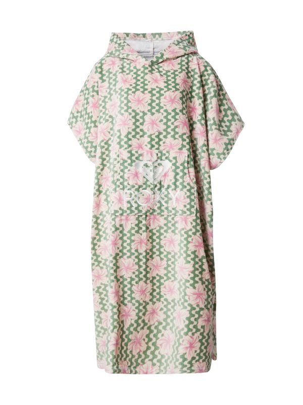 ROXY ROXY Dugi kupaći ogrtač 'STAY MAGICAL'  svijetlozelena / svijetloroza