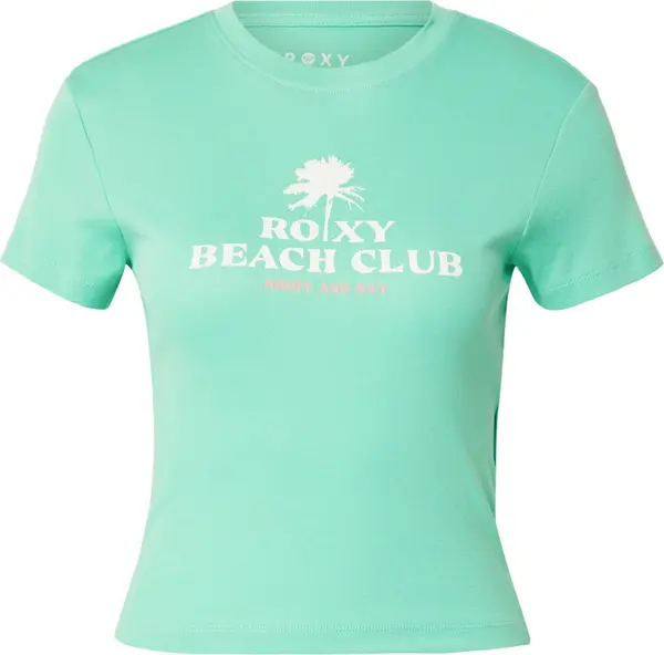 ROXY ROXY Majica 'BEACH LOVE'  pastelno zelena / lubenica roza / bijela