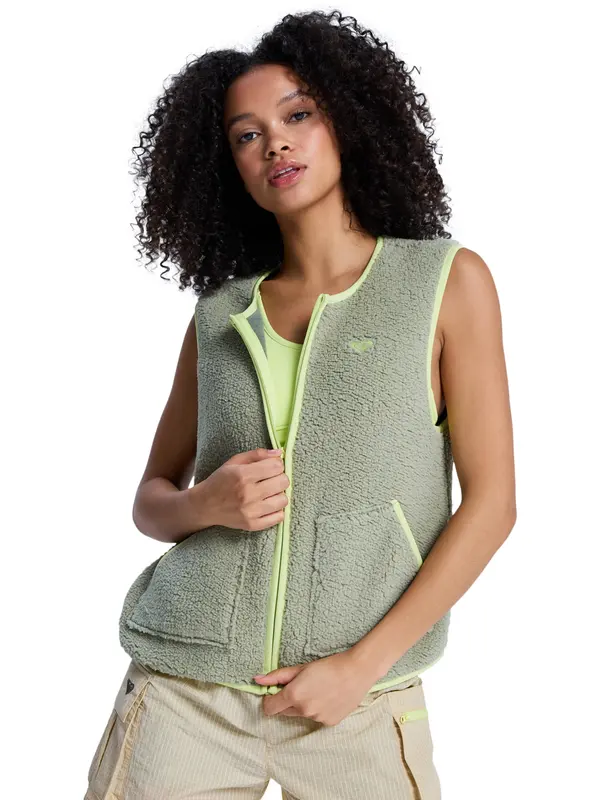 ROXY ROXY Prsluk 'Boundless Spirit'  maslinasta / jabuka