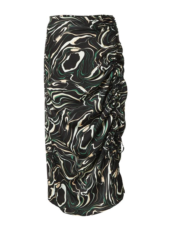 Rut & Circle Rut & Circle Suknja 'KRISTY'  bež / boja pijeska / smaragdno zelena / crna