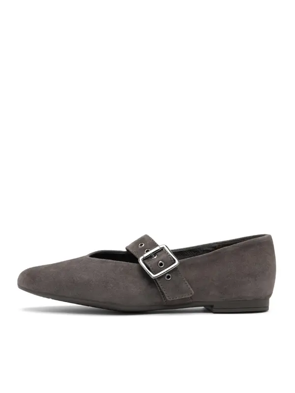 RYŁKO RYŁKO Otvorene balerinke  moka smeđa