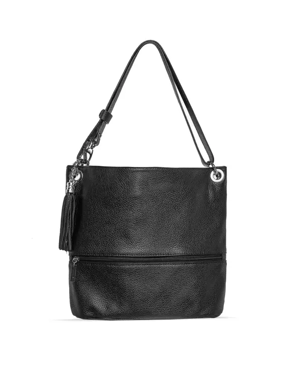 RYŁKO RYŁKO Shopper torba  crna