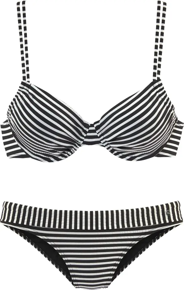 s.Oliver s.Oliver Bikini  crna / bijela