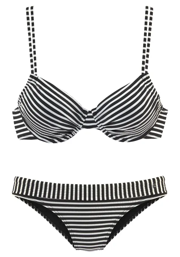 s.Oliver s.Oliver Bikini  crna / bijela