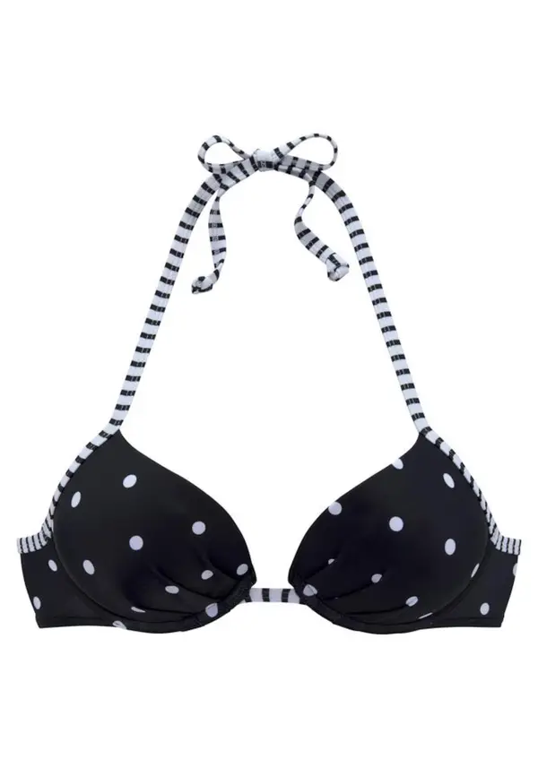 s.Oliver s.Oliver Bikini gornji dio 'Audrey'  crna / bijela