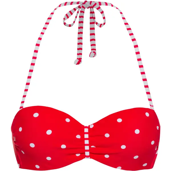 s.Oliver s.Oliver Bikini gornji dio 'Audrey'  vatreno crvena / bijela