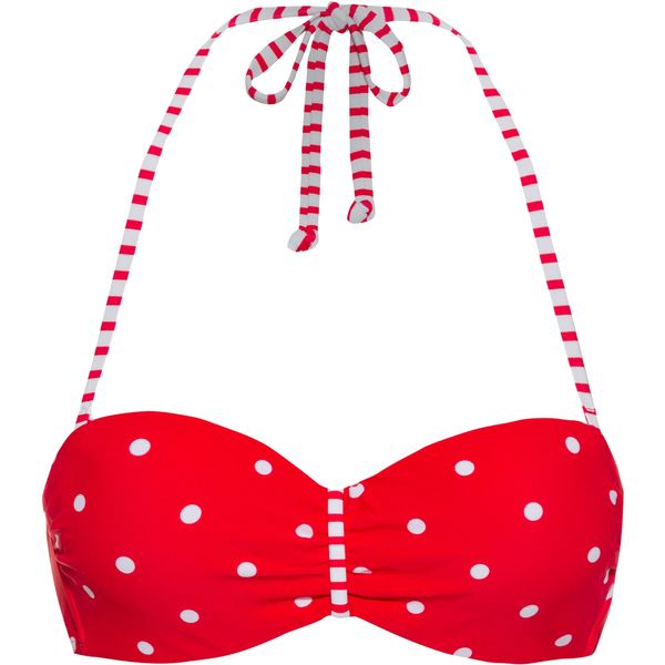 s.Oliver s.Oliver Bikini gornji dio 'Audrey'  vatreno crvena / bijela