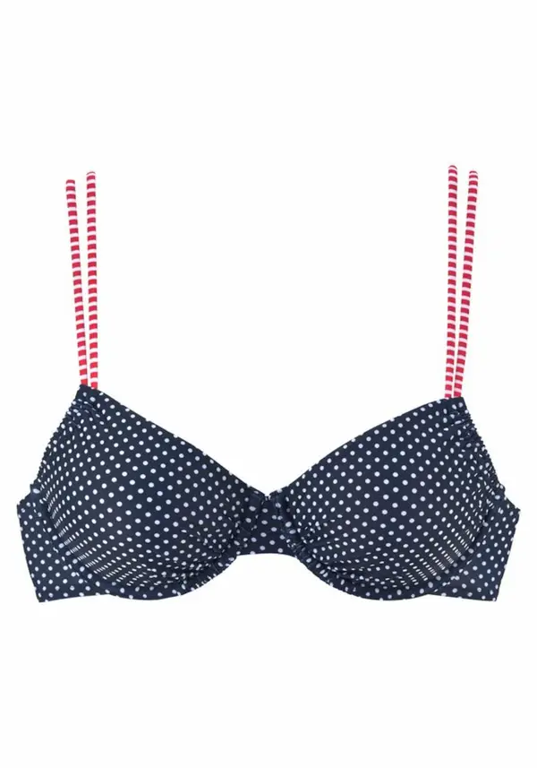 s.Oliver s.Oliver Bikini gornji dio 'Avni'  tamno plava / crvena / bijela