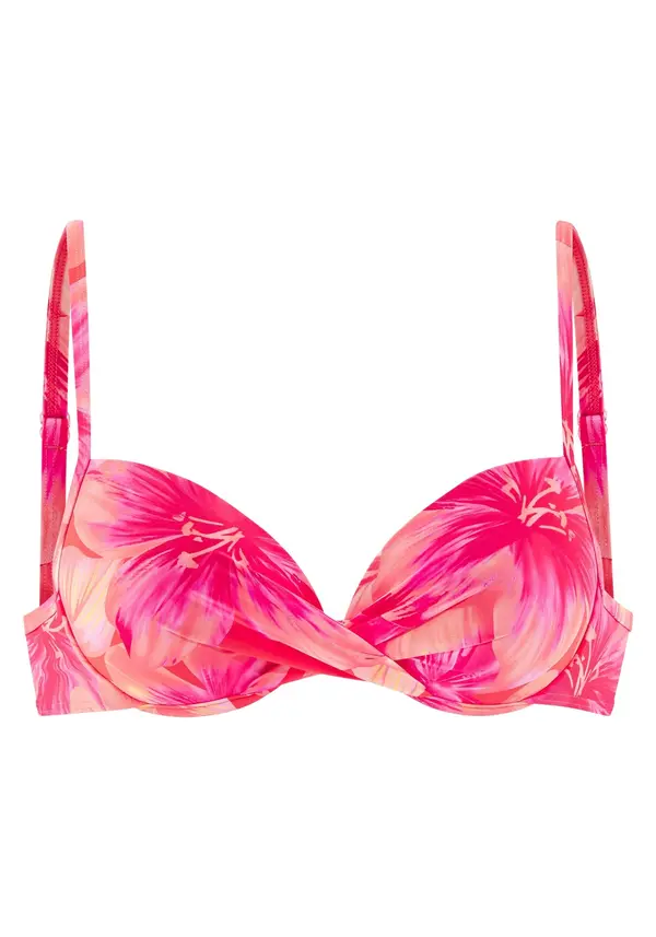 s.Oliver s.Oliver Bikini gornji dio  breskva / neonsko roza / crvena