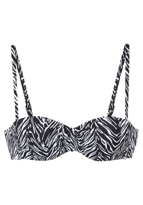 s.Oliver s.Oliver Bikini gornji dio  crna / bijela