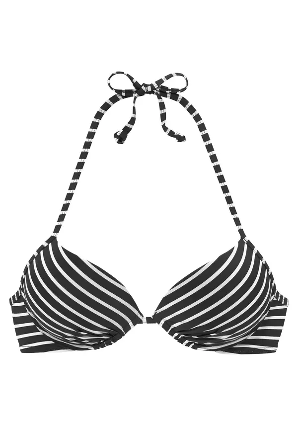 s.Oliver s.Oliver Bikini gornji dio  crna / bijela