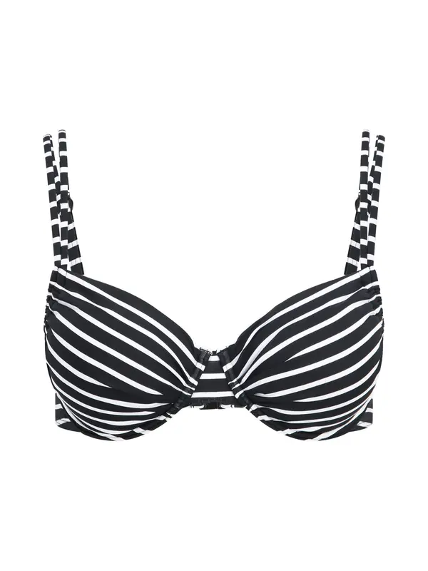 s.Oliver s.Oliver Bikini gornji dio 'Hill'  crna / bijela