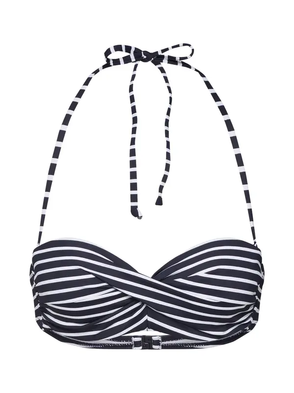s.Oliver s.Oliver Bikini gornji dio 'Hill'  crna / bijela