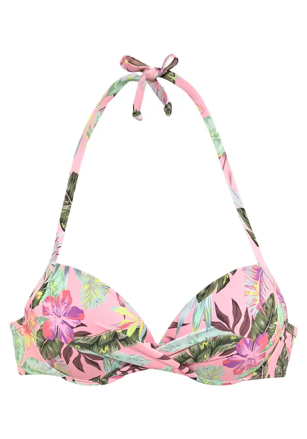 s.Oliver s.Oliver Bikini gornji dio  limeta zelena / zelena / ljubičasta / roza