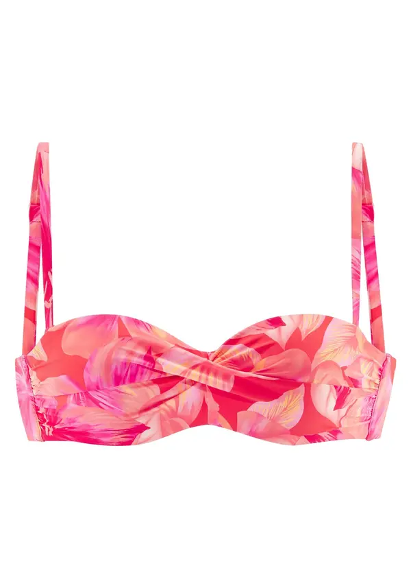 s.Oliver s.Oliver Bikini gornji dio  limun / breskva / ciglasto crvena / roza