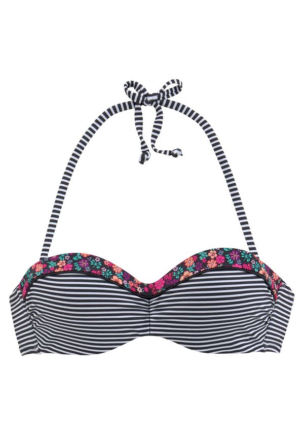 s.Oliver s.Oliver Bikini gornji dio  miks boja / crna / bijela