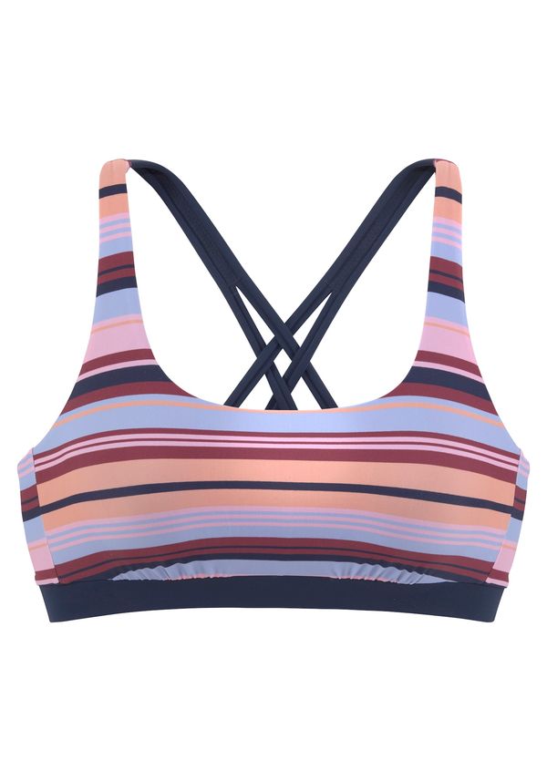 s.Oliver s.Oliver Bikini gornji dio  mornarsko plava / svijetloplava / marelica / roza