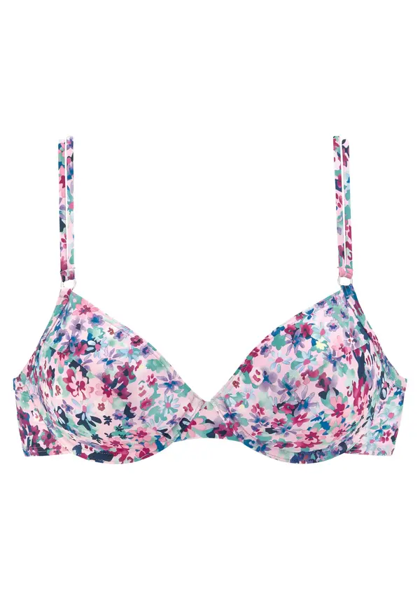 s.Oliver s.Oliver Bikini gornji dio  mornarsko plava / tirkiz / sivkasto ljubičasta (mauve) / svijetloljubičasta