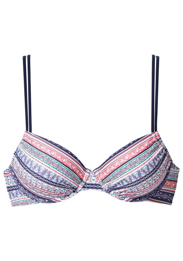 s.Oliver s.Oliver Bikini gornji dio  morsko plava / tirkiz / svijetloroza / bijela